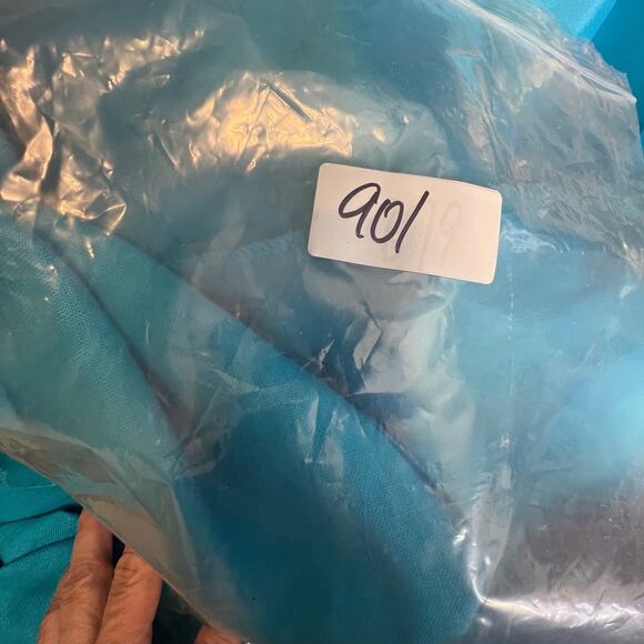 Talbots Irish Linen Dress Womens Sz 14 Blue Fit Flare Fully Lined Timeless Chic - Picture 13 of 13